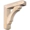 Ekena Millwork Olympic Craftsman Smooth Bracket w/ Offset Brace, Douglas Fir, 5 1/2"W x 22"D x 22"H BKT0604X22X22OLY04SDF - alternate 1